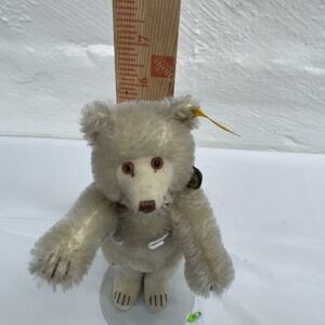 Vintage Steiff Classic Teddy Bear — 6"x 3" — With Ear Button. 1960's